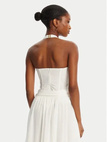 BARDOT Body Trey Halter Neck Slim Fit fehér