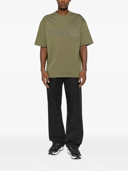Tricou Hugo cu imagine verde