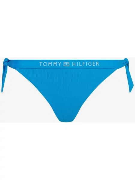 Figi od bikini Tommy Hilfiger w odcieniach niebiesko-białego koloru XS niebieskie