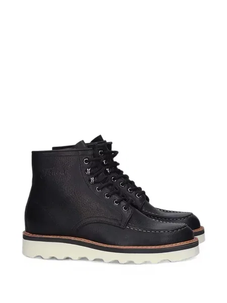 Botine Fracap din piele negru
