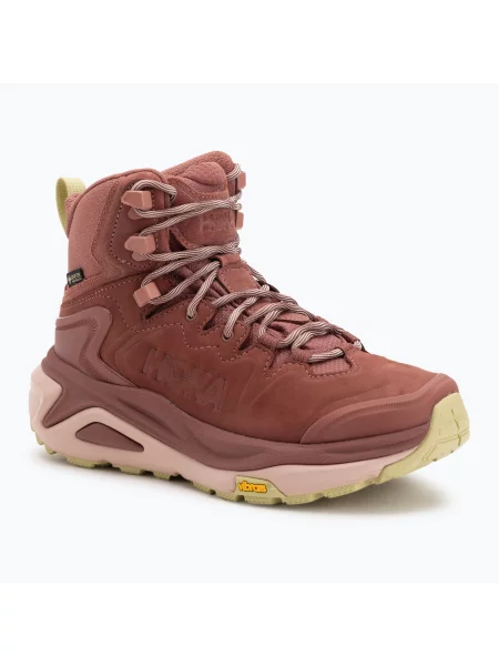 Кросівки трекінгові HOKA Kaha 3 GTX rouge/rose latte рожеві