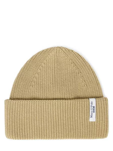 Marc O'Polo Denim Czapka Kobiety jednolity ONE SIZE zielony