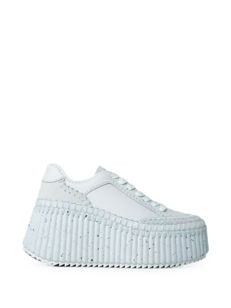 Platform talpú sneaker Chloe Nama fehér
