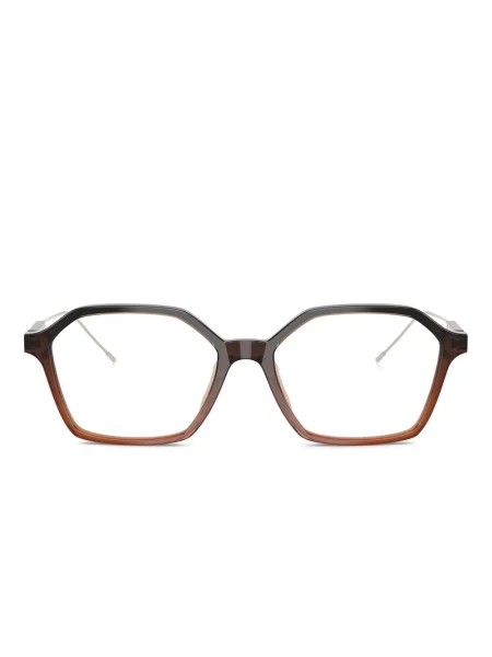Ochelari de soare Brunello Cucinelli cu imprimeu geometric negru