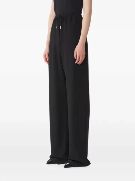 Pantaloni Lanvin cu cordon negru