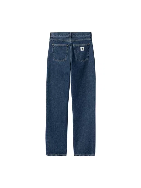 Carhartt WIP jeansy straight niebieskie