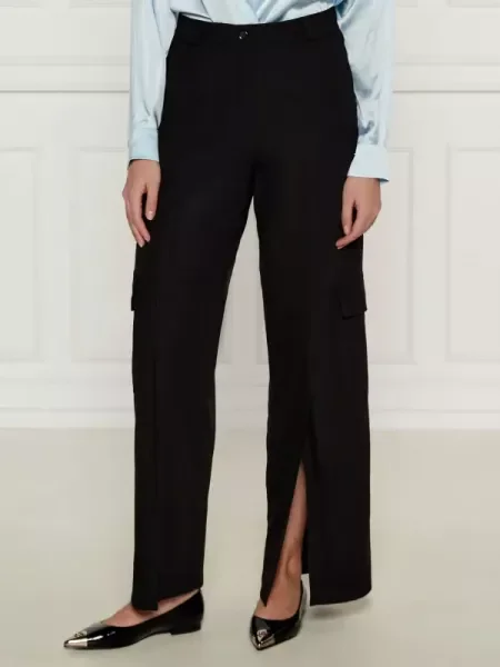 Pinko Nadrág PELAGGI | flare fit fekete