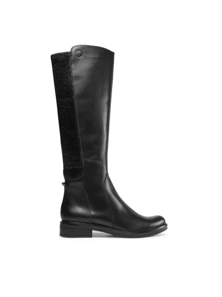 Cizme lungi riding Caprice negru