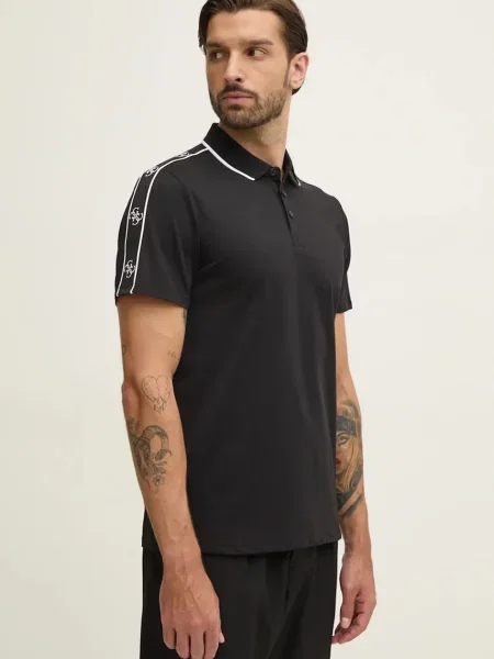 Guess Polo czarny