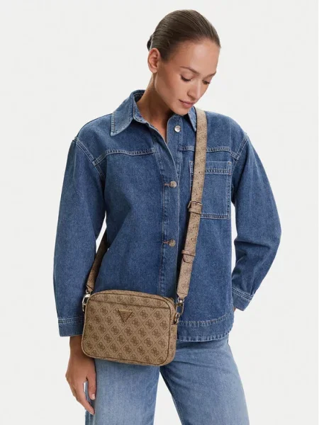 Дамска чанта Guess бежово