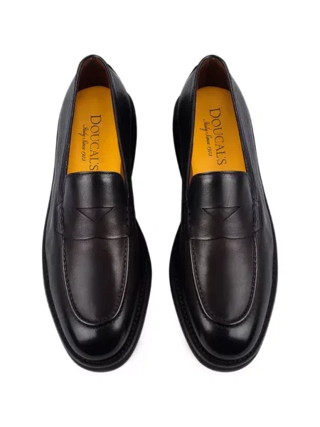 Pantofi loafer Doucal's din piele maro