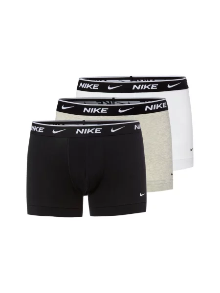 Nike Bokserki w Mężczyźni biały|czarny|szary jednolity S białe