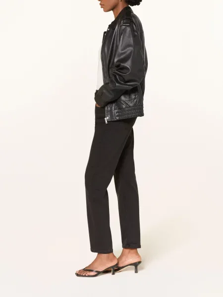 True Religion Rovné Džíny Piper black černé