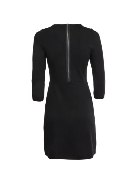 Rochie midi Sandro din jerseu negru