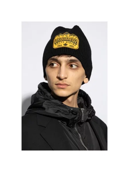 Czapka Dsquared2 czarna