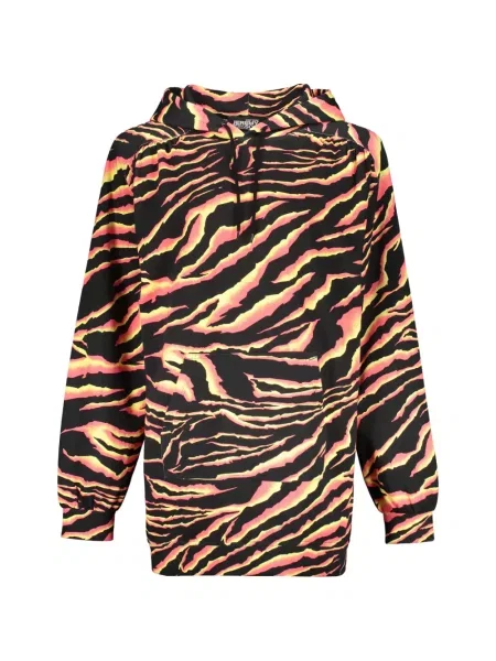 Hanorac cu glugă Jeremy Scott cu dungi negru
