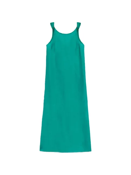 Rochie maxi Momoni cu bretele verde