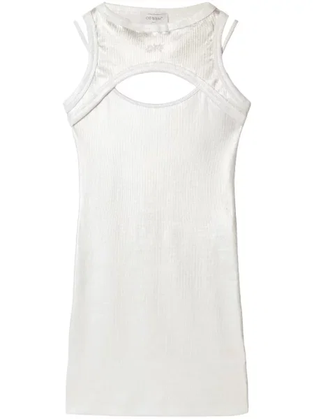 Rochie mini Off-white alb