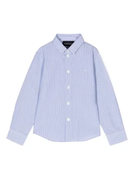 Koszula dziecięca Emporio Armani niebieska