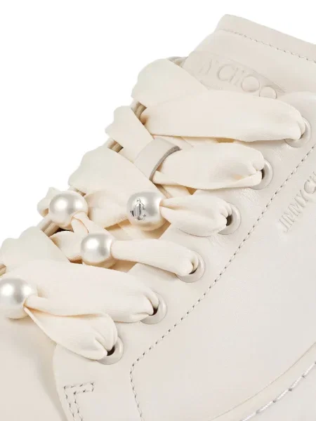 Sneakerși Jimmy Choo cu perle