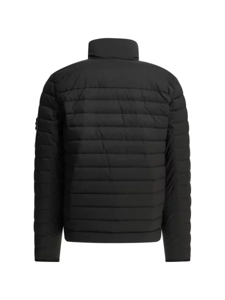 Пухено яке Stone Island камъни черно