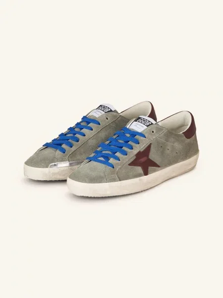 Golden Goose Sneakersy Super-Star khaki zlaté