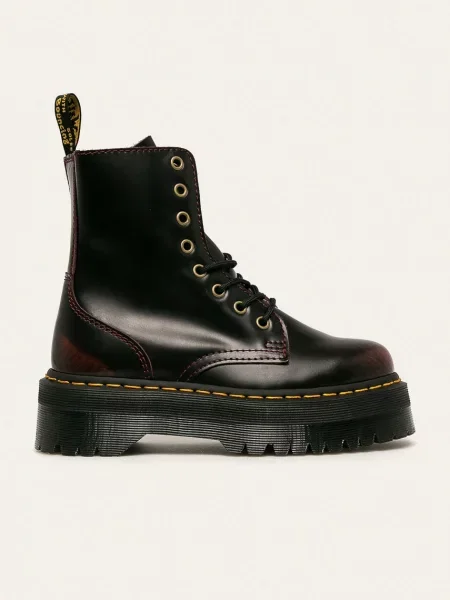 Pantofi Dr. Martens din piele bordo