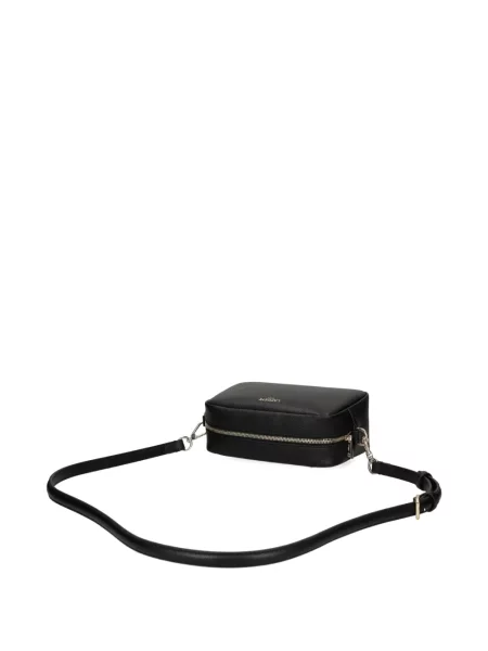 Body Lacoste din piele negru