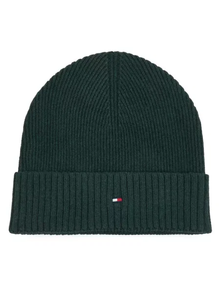 Tommy Hilfiger Czapka Flag ciemny zielony