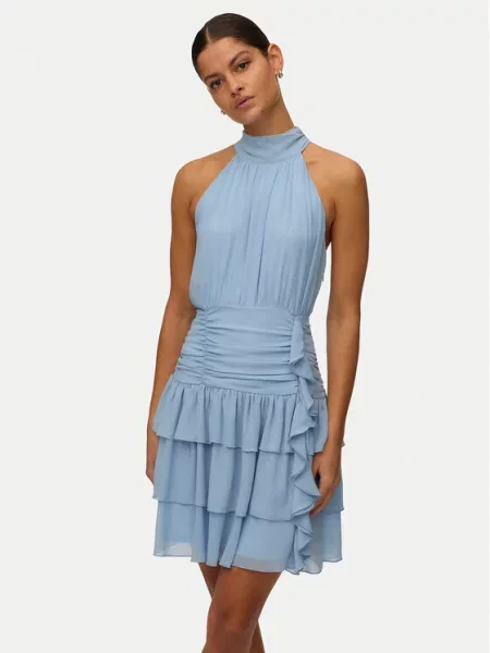 Koktejlové šaty Vero Moda modré
