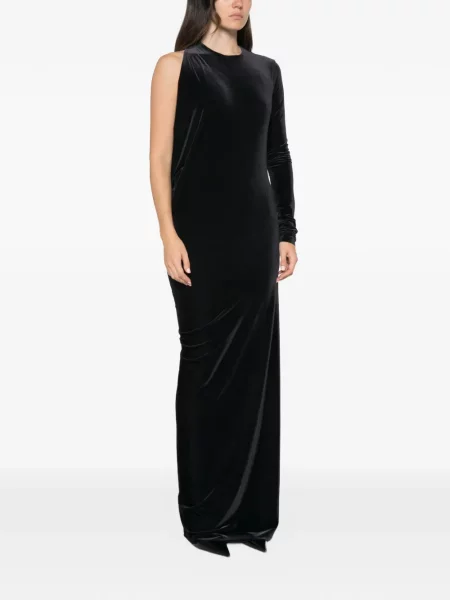Rochie maxi Amazuìn cu un umăr gol negru