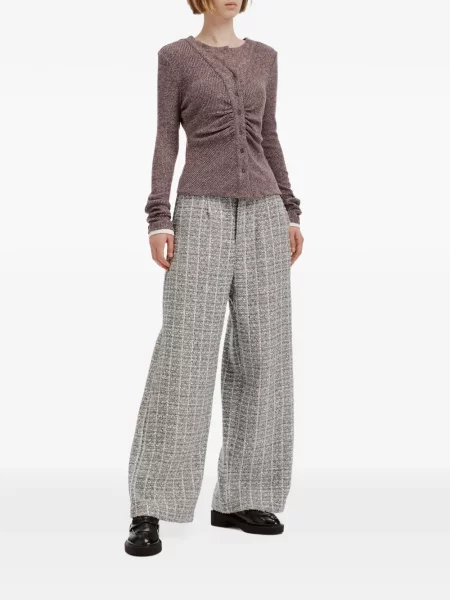 Pantaloni B+ab din tweed gri