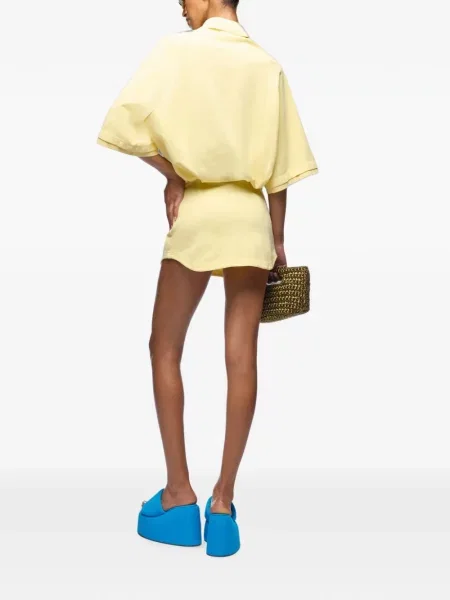 Rochie mini The Attico galben