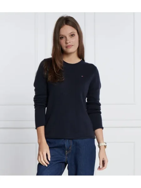 Tommy Hilfiger De lână pulover SOFT C-NK
