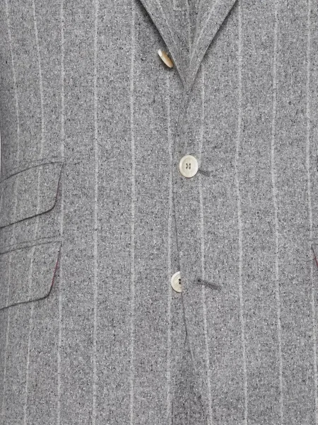 Sacou Brunello Cucinelli tricotate gri