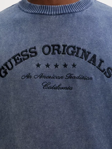 Светр Guess Originals легкий синій