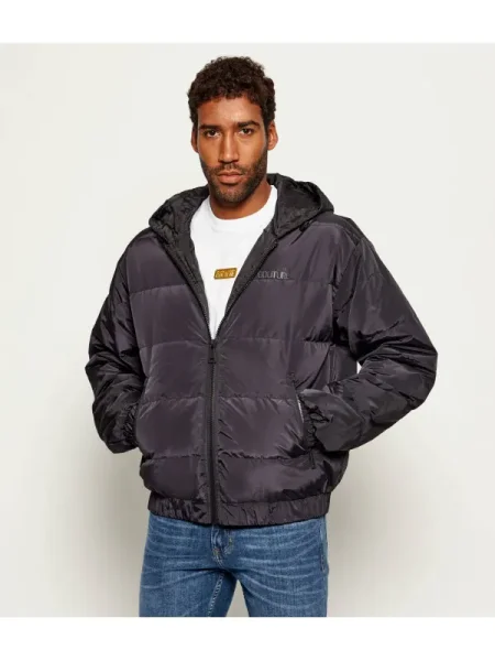 Versace Jeans Couture Geacă din puf negru