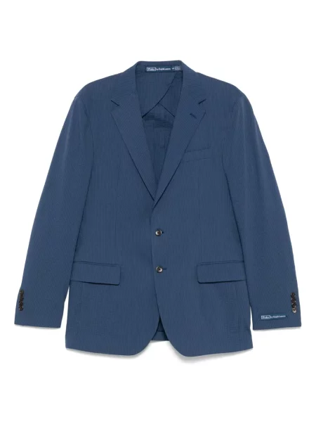 Curea Polo Ralph Lauren de in cu broderie albastru