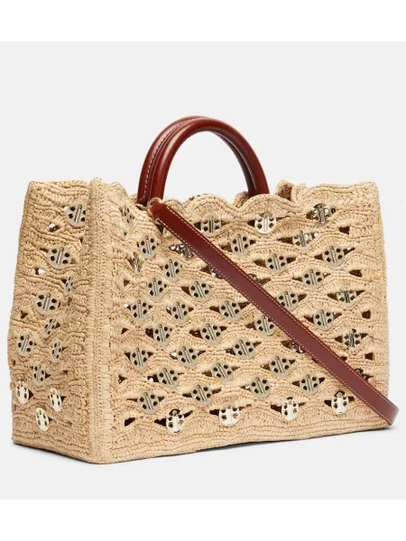Geantă shopper Rabanne bej