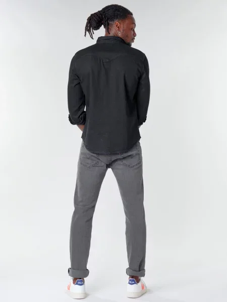 Levi's Camasa jeans negru