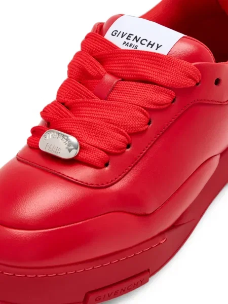 Sneakerși Givenchy din piele cu autograf roșu