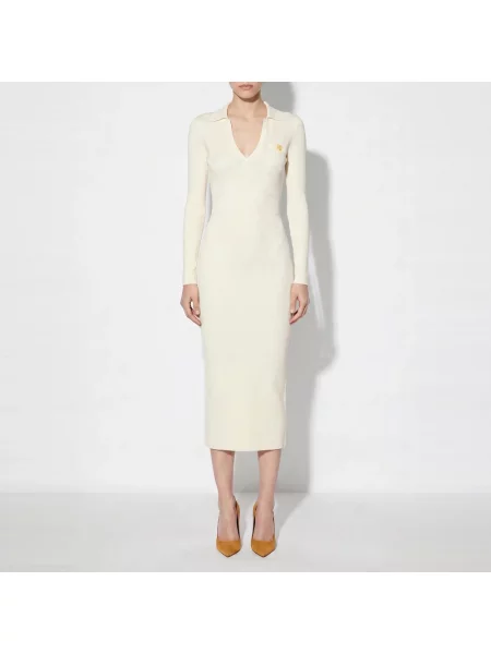 Sukienka Elisabetta Franchi beżowa