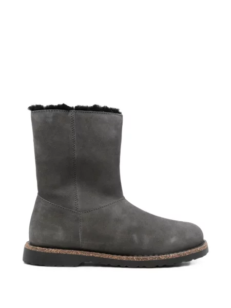 Botine Birkenstock din piele de căprioară gri