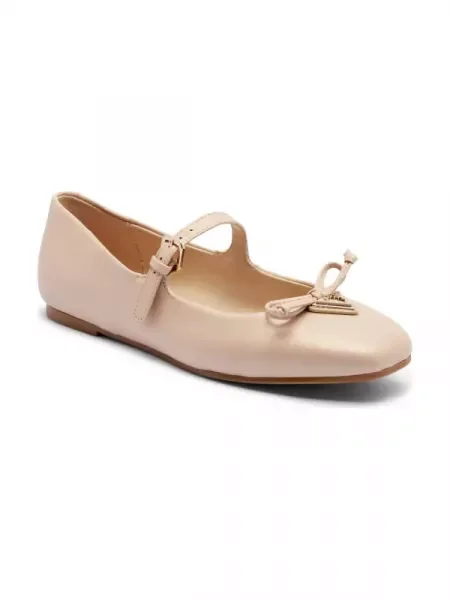 Guess De piele balerini KOYAA bej