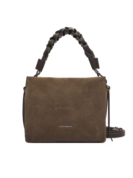 Rankinė Coccinelle Boheme Suede Bimaterial E1 58 01 01 Chaki