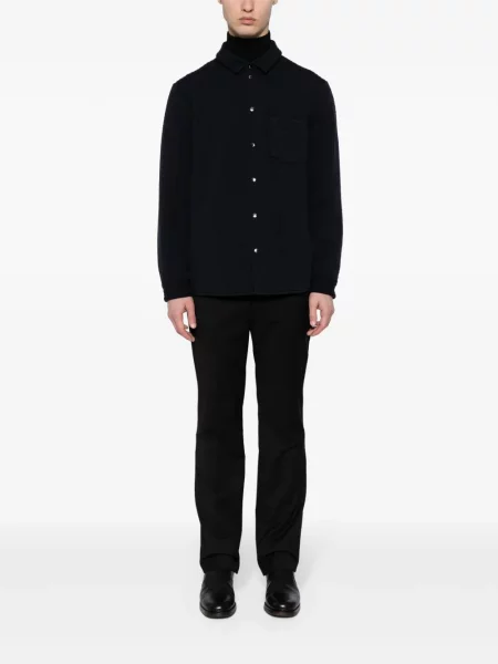 Marškiniai Giorgio Armani dygsniuotas mėlyna