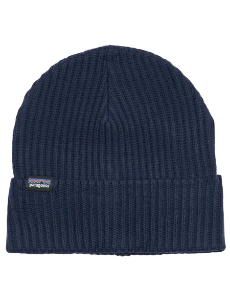 Olcsóbban. Téli sapka Patagonia Fishermans Rolled Beanie navy blue. Méret: OS kék