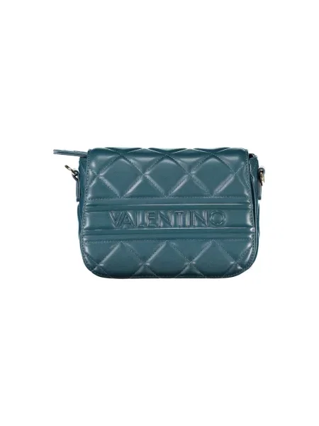 Lniana torebka crossbody Valentino By Mario Valentino zielona