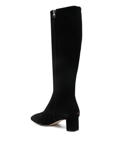 Botine Aeyde din piele de căprioară negru