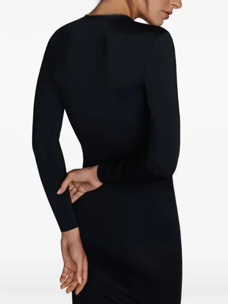 Rochie midi Maison Close stretch negru